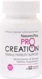 NaturesPlus Procreation Women – Natural Female Fertility Support, Multivitamin & Mineral Supplement with Antioxidants, Herbal Blend