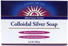 Heritage Store Colloidal Silver Soap